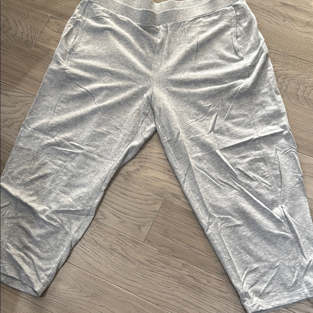 Casual Gray Ankle Pants